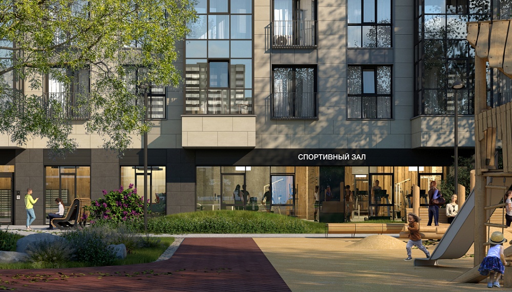 Бесплатный спортзал для жителей